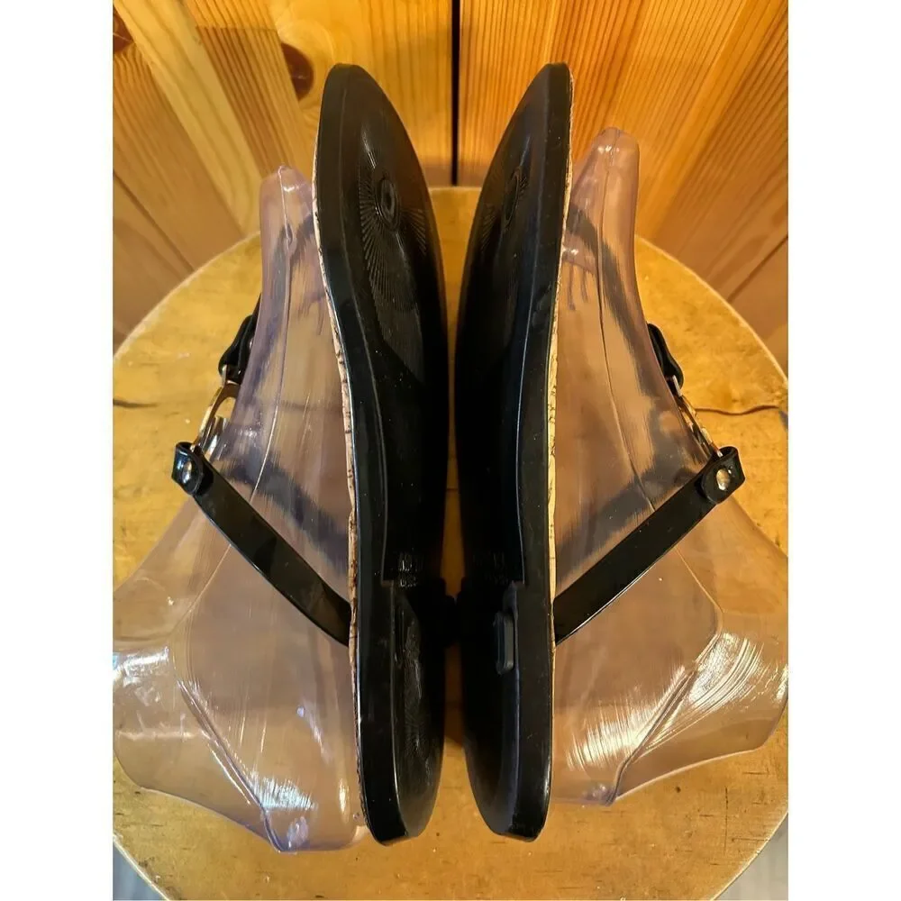 Michael Kors Flip Flop Sandal Women's US 8M Black  Slip-On